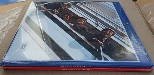 The beatles blue lp set - 3,