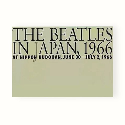 Beatles japan 1966 40th - beatles, in